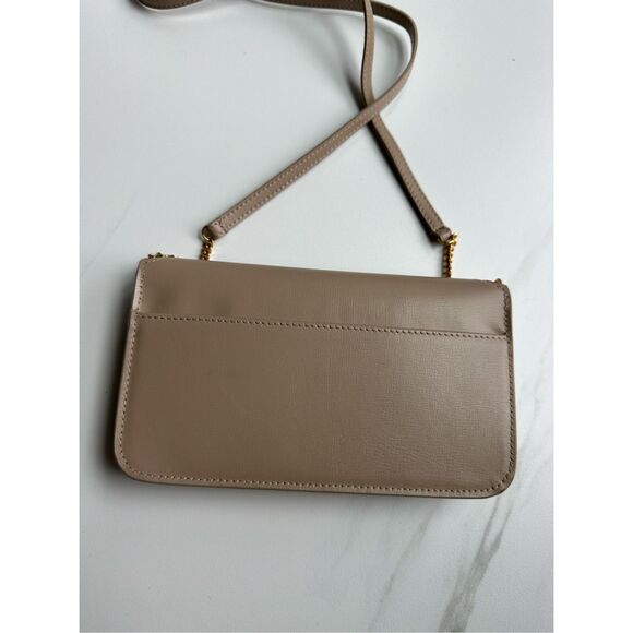 Saint Laurent Cassandre Phone Holder with Strap in Smooth Leather $745 - Picture 6 of 11